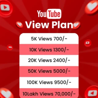 YouTube Views Plans